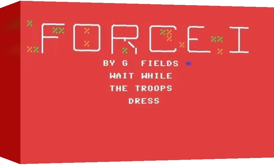 Force I — box-3D (WOR)