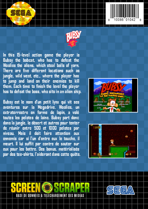 Bubsy In Claws Encounters Of The Furred Kind — box-2D-back (SS)