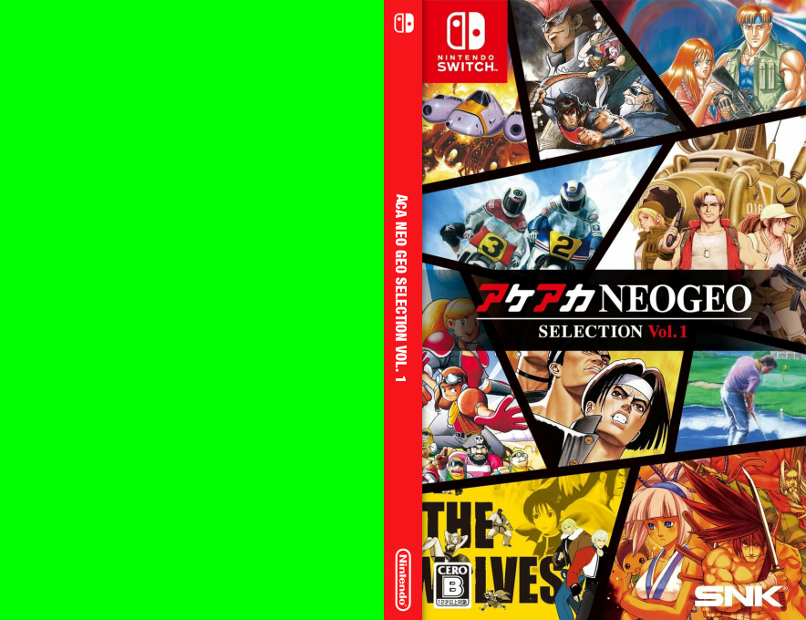 ACA NEOGEO Selection Vol. 1 — box-texture (JP)