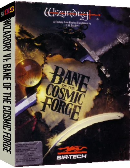 Wizardry - Bane of the Cosmic Forge — box-3D (US)