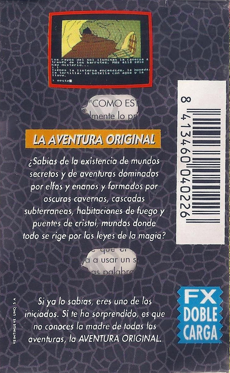 La Aventura Original — box-2D-back (EU)