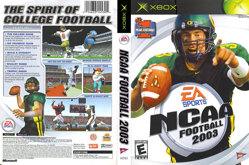 Ncaa Football 2003 — box-texture (US)