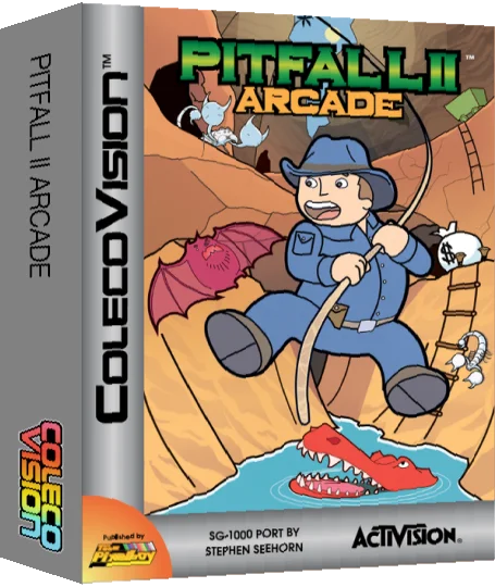 Pitfall II Arcade — box-3D (WOR)