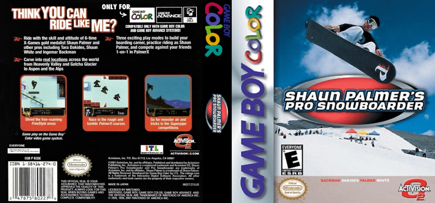 Shaun Palmer's Pro Snowboarder — box-texture (US)