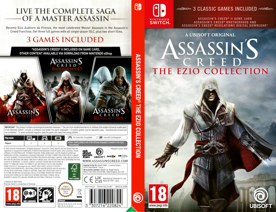 Assassin’s Creed : The Ezio Collection — box-texture (EU)