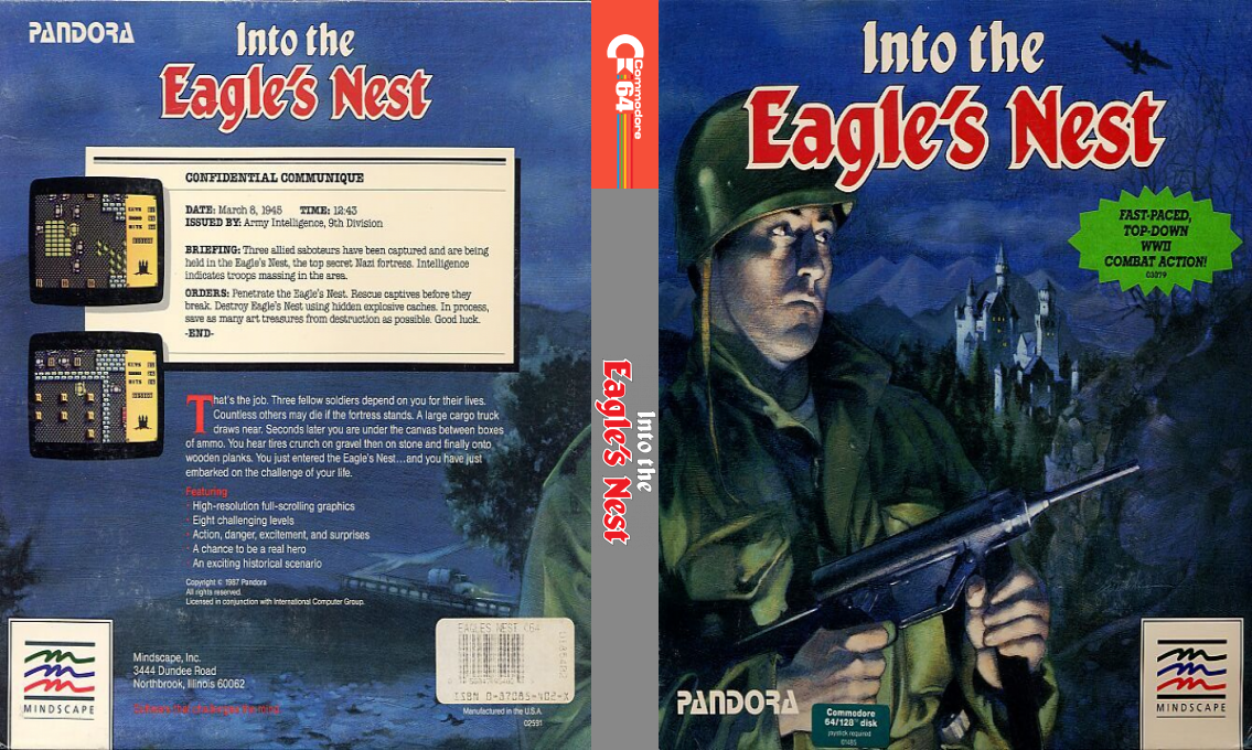 Into the Eagle's Nest — box-texture (US)