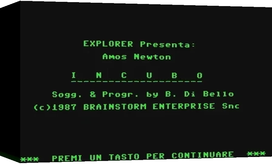 Amos Newton : Incubo — box-3D (WOR)