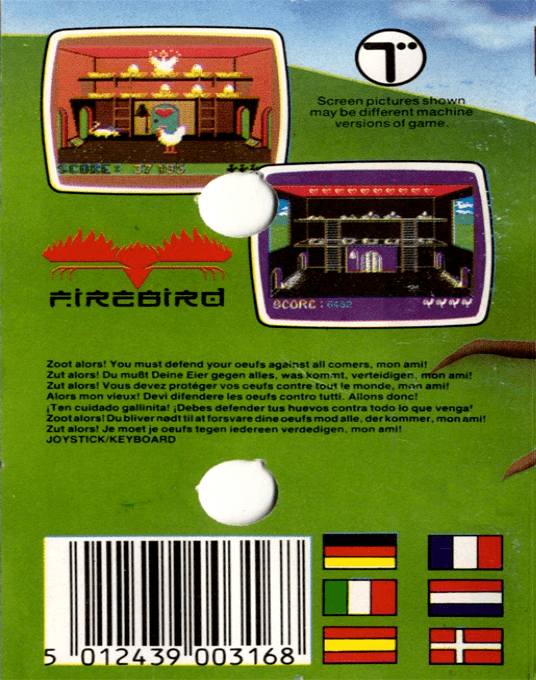 Chicken Chase — box-2D-back (EU)