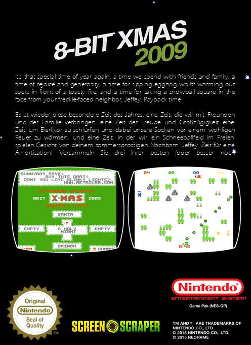 8-BIT XMAS 2009 — box-2D-back (SS)