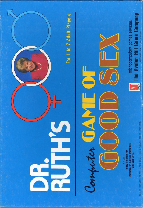 Dr. Ruth's Computer Game Of Good Sex box art