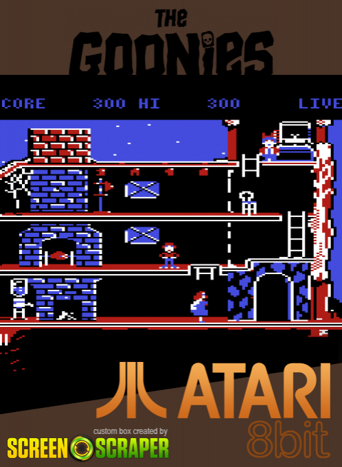 Goonies, The — box-2D (SS)
