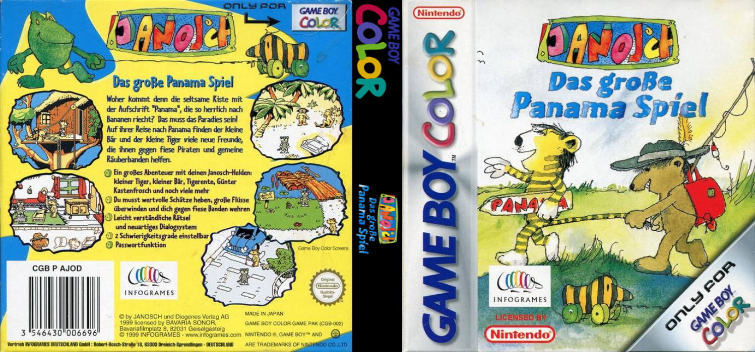 Janosch - Das Grosse Panama-spiel — box-texture (DE)