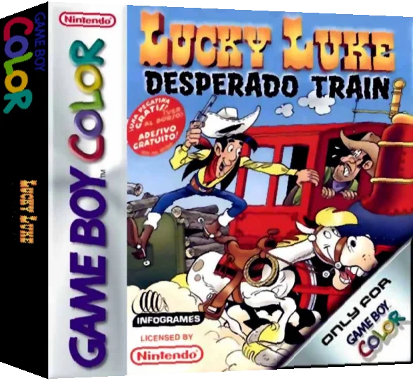Lucky Luke - Desperado Train — box-3D (EU)