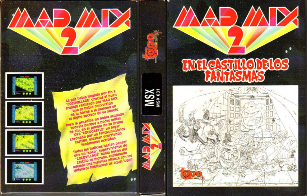 Mad Mix 2 - En El Castillo De Los Fantasmas — box-texture (SP)