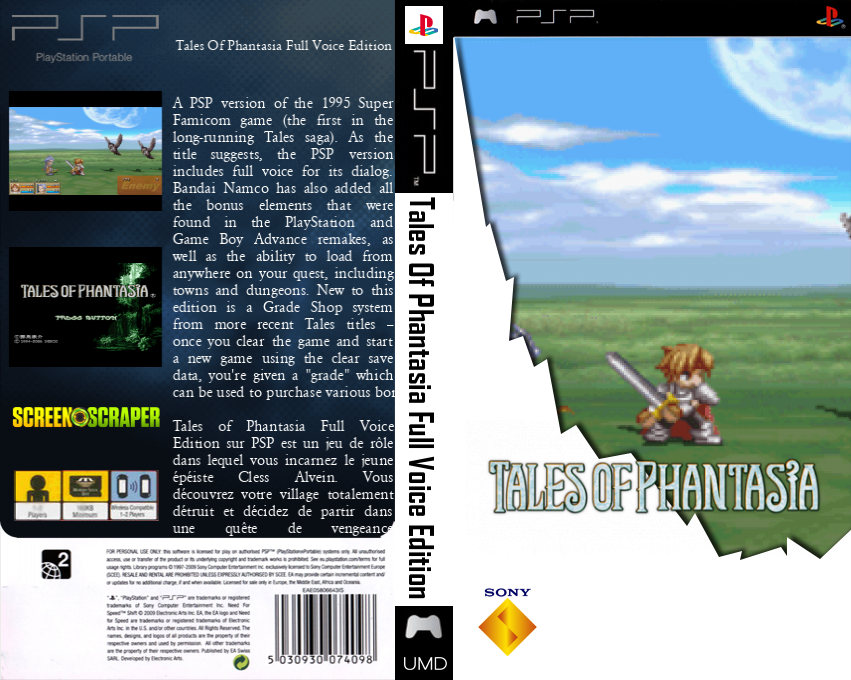 Tales of Phantasia - Full Voice Edition — box-texture (SS)