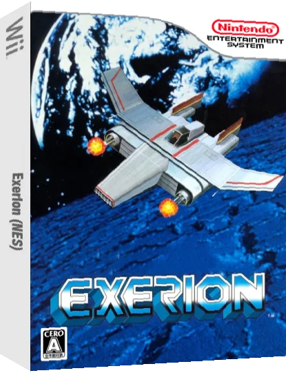 Exerion — box-3D (JP)