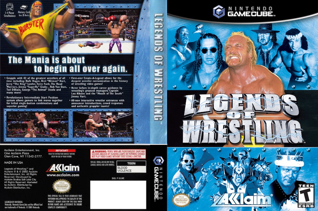 Legends of Wrestling — box-texture (US)