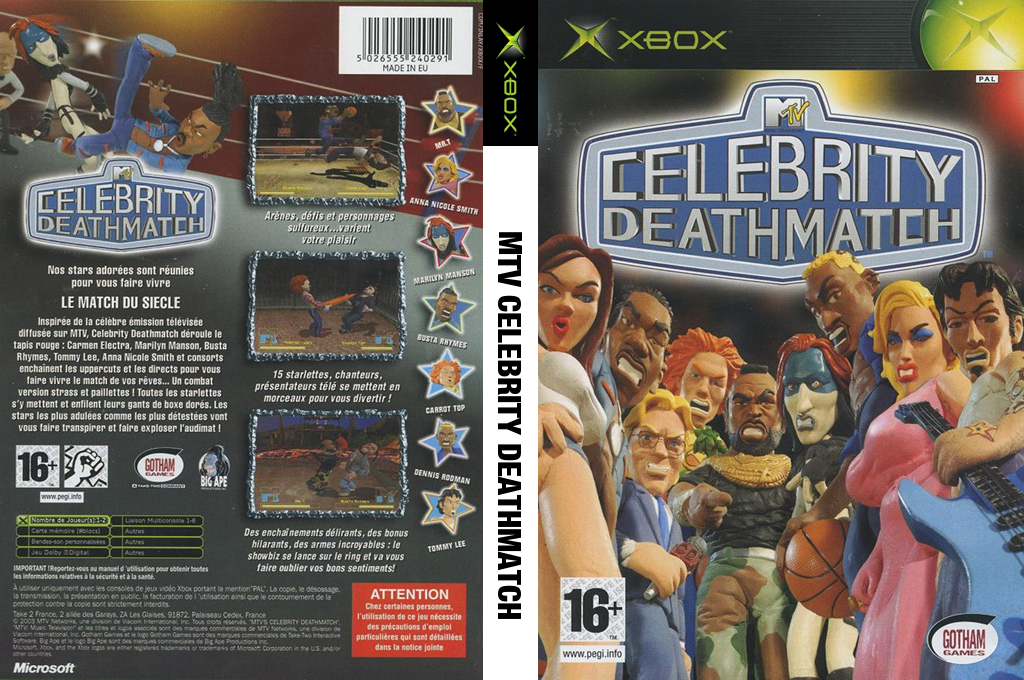 Mtv Celebrity Deathmatch — box-texture (FR)