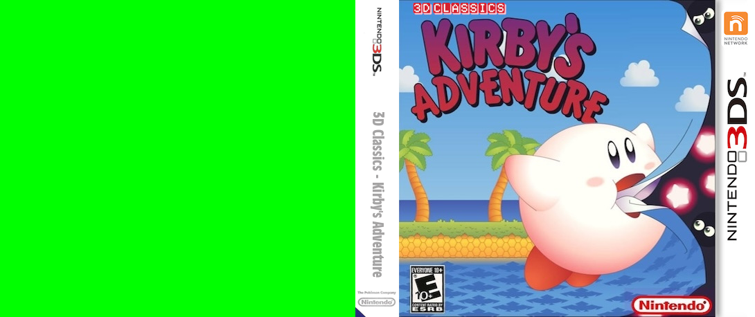 3D Classics - Kirby's Adventure — box-texture (CUS)