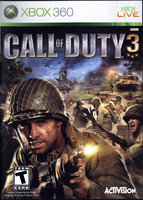 Call Of Duty 3 - En Marche Vers Paris box art