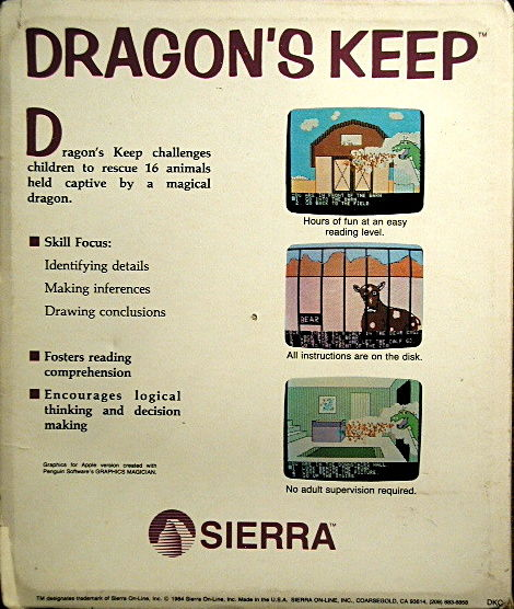 Dragon's Keep — box-2D-back (US)