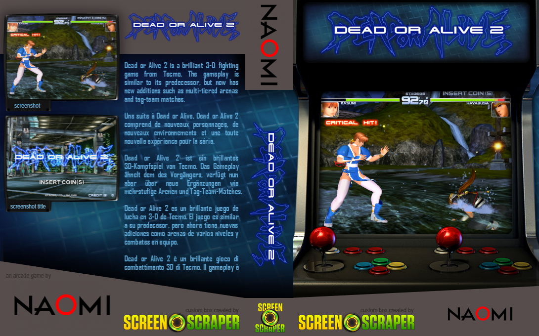 Dead or Alive 2 — box-texture (SS)