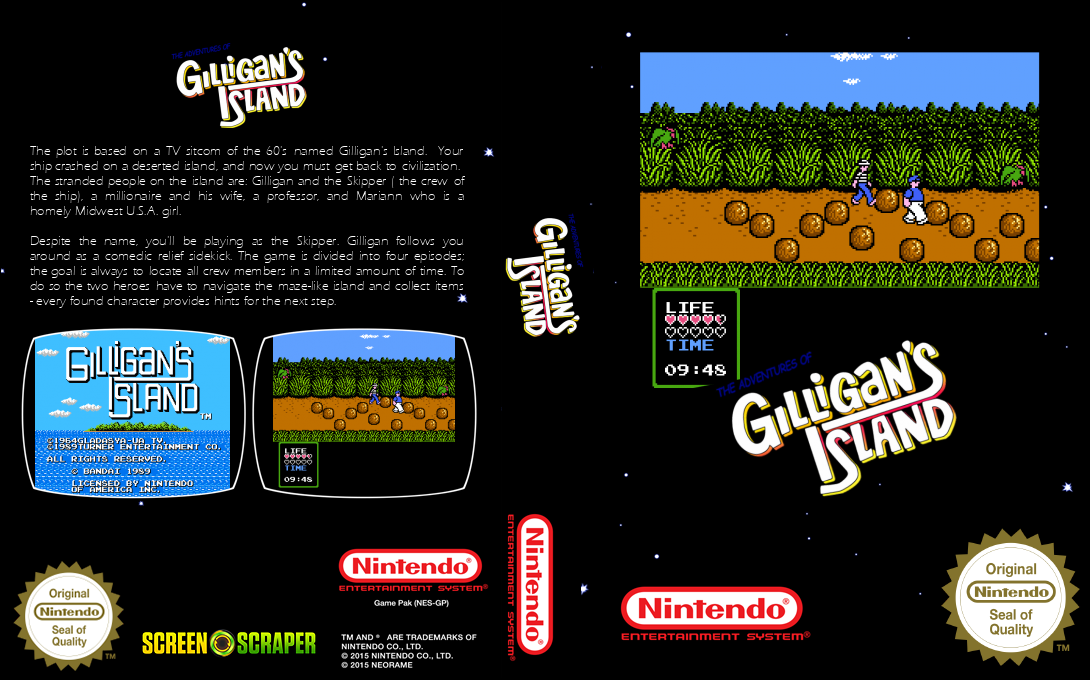 Adventures of Gilligan's Island, The — box-texture (SS)