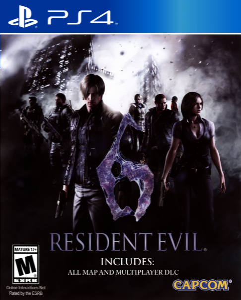 Resident Evil 6 box art