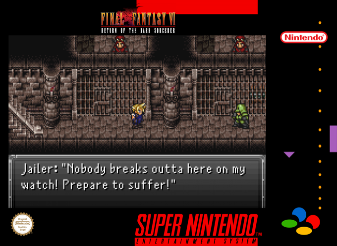 Final Fantasy VI : Return of the Dark Sorcerer — box-2D (SS)