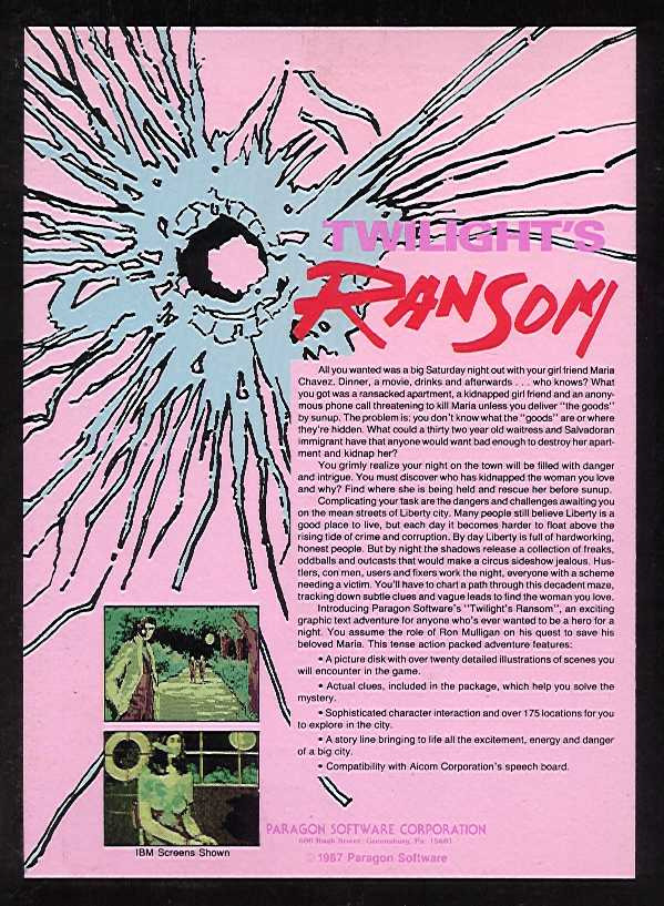 Twilight's Ransom — box-2D-back (US)