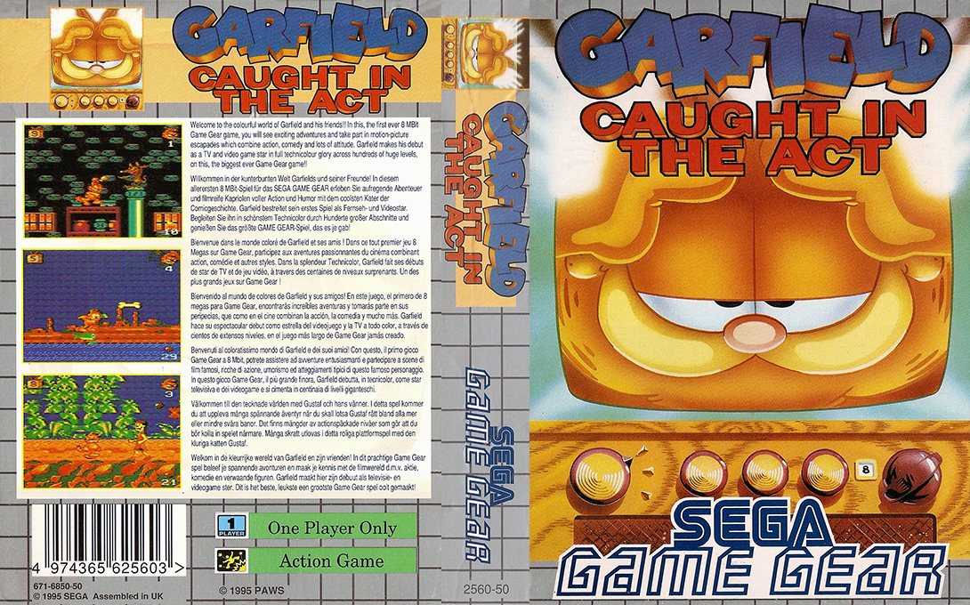 Garfield - Caught In The Act — box-texture (EU)