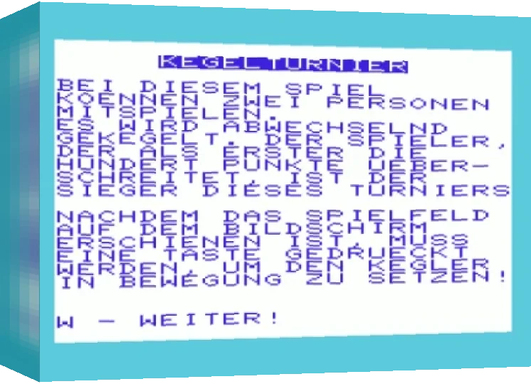 Kegelturnier — box-3D (WOR)
