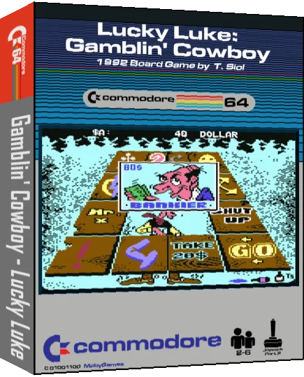 Gamblin' Cowboy - Lucky Luke — box-3D (CUS)