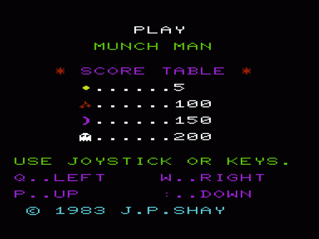 Munch Man — sstitle (WOR)