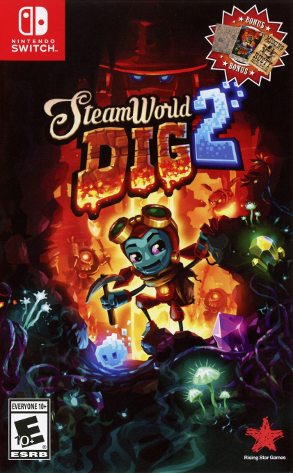 Steamworld Dig 2 box art