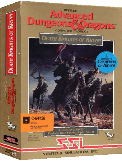 Death Knights Of Krynn — box-3D (US)