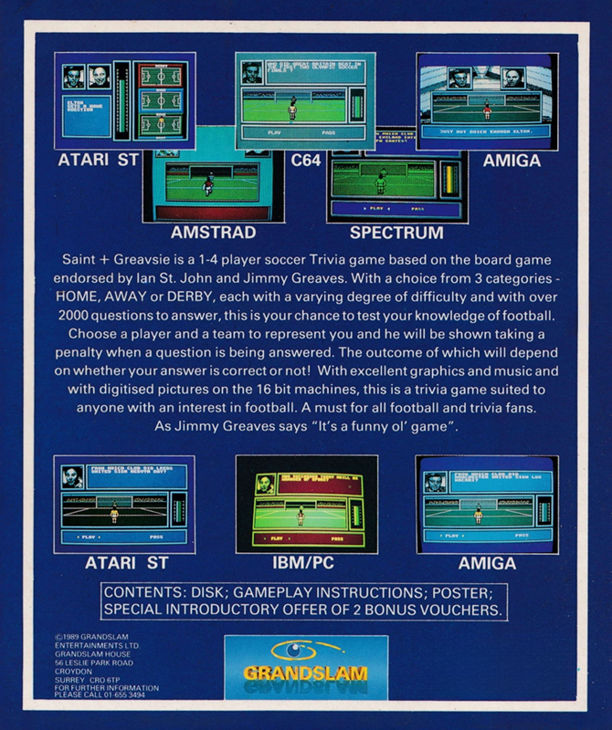 Saint And Greavsie — box-2D-back (EU)