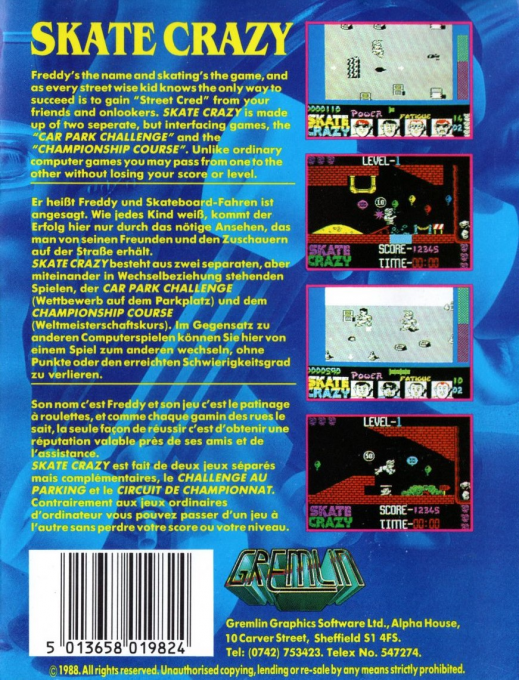 Skate Crazy — box-2D-back (EU)