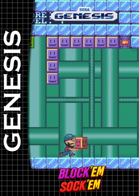 Block'em Sock'em box art