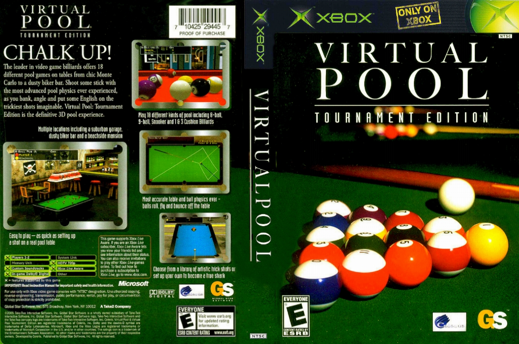 Virtual Pool - Tournament Edition — box-texture (US)