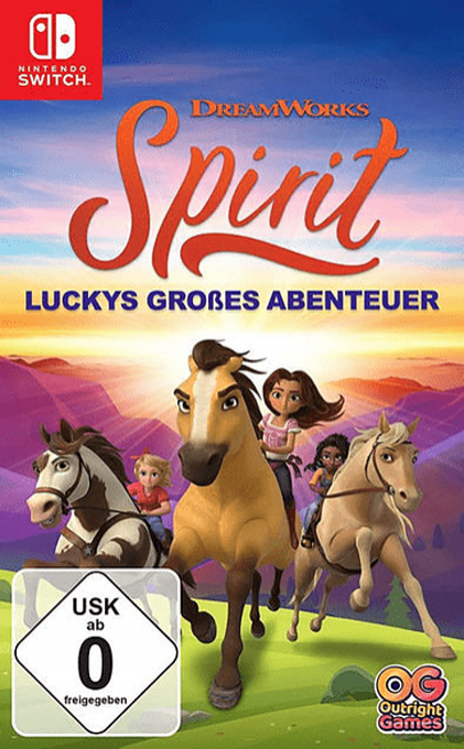 DreamWorks Spirit - Lucky's Big Adventure — box-2D (DE)