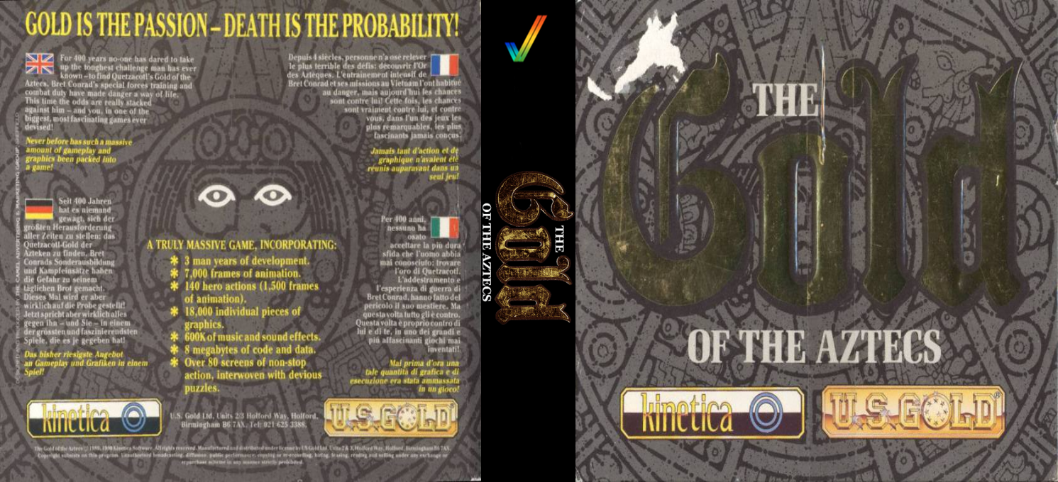Gold of the Aztecs, The — box-texture (CUS)
