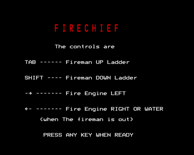Fire Chief — sstitle (WOR)
