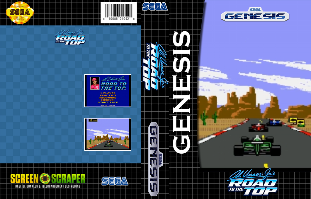 Al Unser Jr - Road to the Top — box-texture (SS)