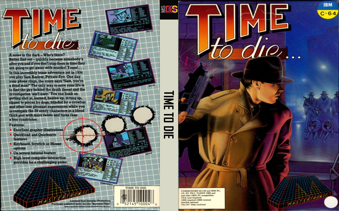 Time to Die — box-texture (EU)