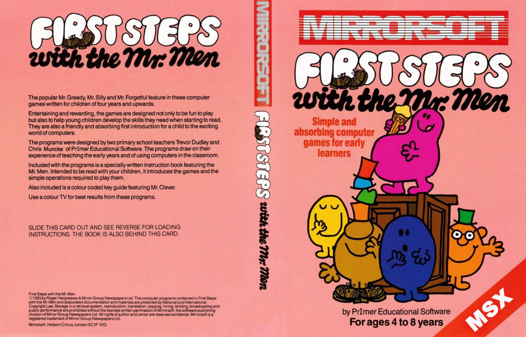 First Steps With The Mr. Men — box-texture (EU)
