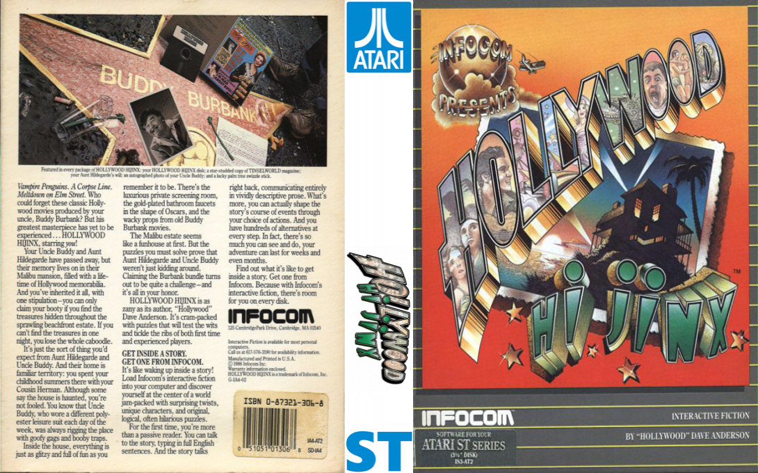 Hollywood Hijinx — box-texture (US)