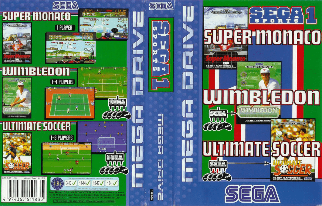 Sega Sports 1 — box-texture (EU)