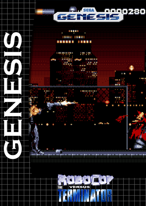 Robocop Vs Terminator — box-2D (SS)