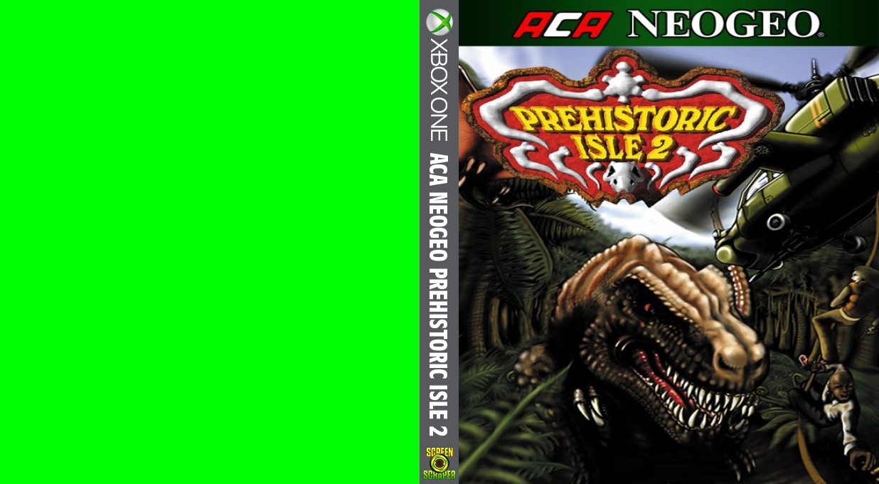 Aca Neogeo Prehistoric Isle 2 — box-texture (WOR)